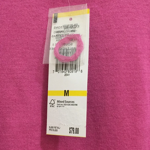 Jones New York Pink short sleeve sweater - Picture 5 of 6